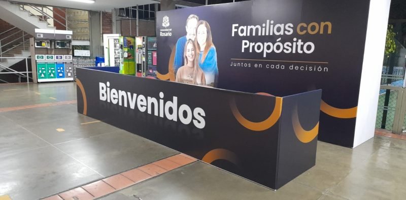 recepción bienvenidos